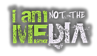 i am not the media logo